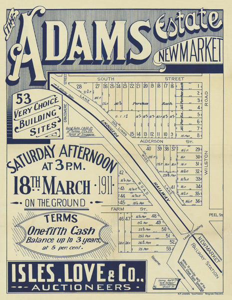 The Adams Estate Map