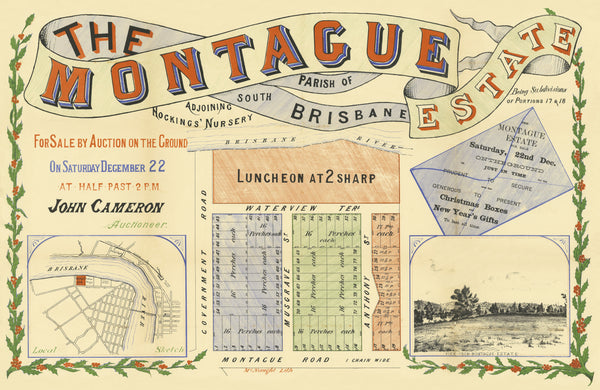 Montague Estate Map