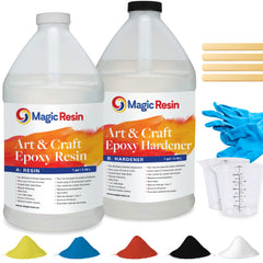 Magic Resin 32 Oz Kit Premium Quality Clear Epoxy Free Express