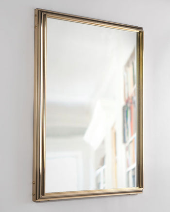 Philip Round Mirror, Medium by Remains Lighting Co.