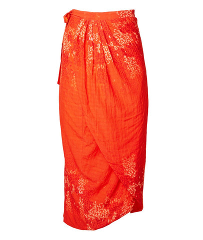 Sarong wrap skirt