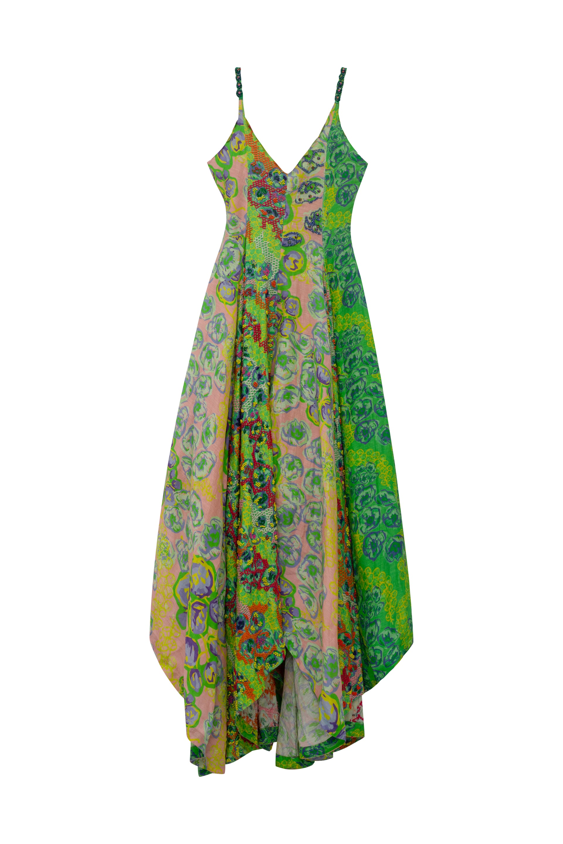 Delphinium Godet Dress – Roopa Pemmaraju
