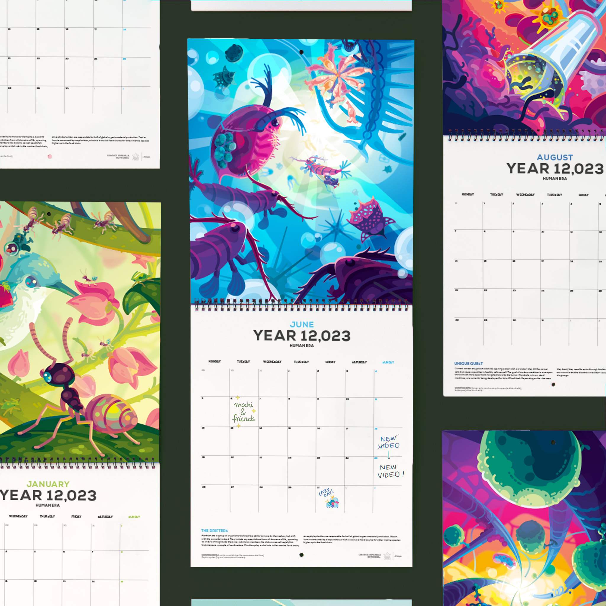 12,023 Human Era Calendar (Limited Edition) the kurzgesagt shop