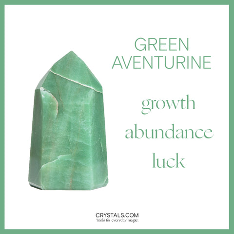 green aventurine crystal 