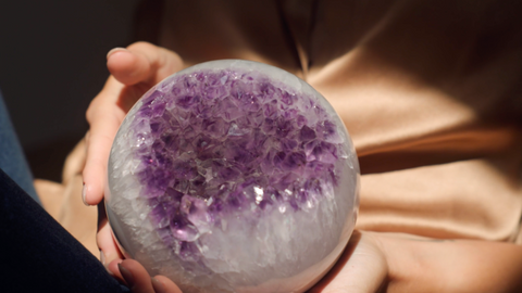 amethyst crystals for full moon 2024