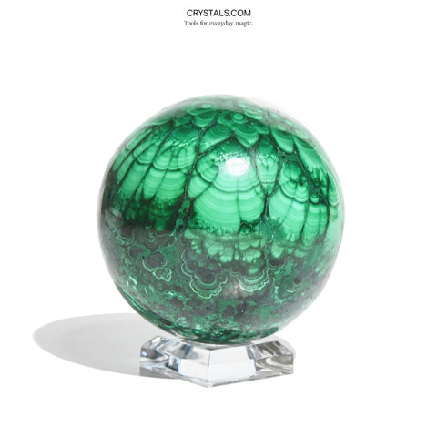 malachite sphere