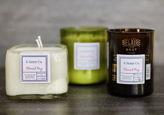 Craft Beer Bottle Candles, Natural Soy Wax