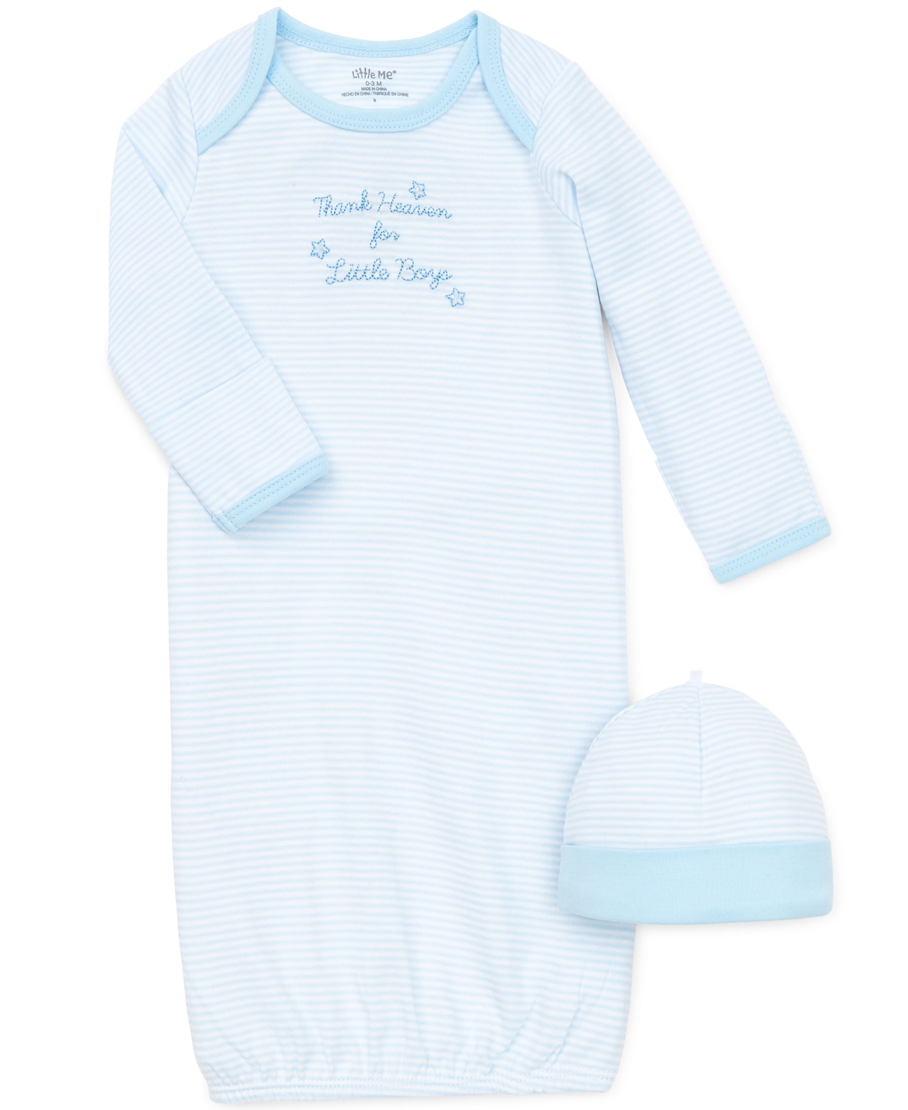 L'ovedbaby Baby Boy or Girl Unisex 100% Organic Cotton 3pc Gown, Sleep N  Play & Hat Set, Size 0-3 Months - Walmart.com
