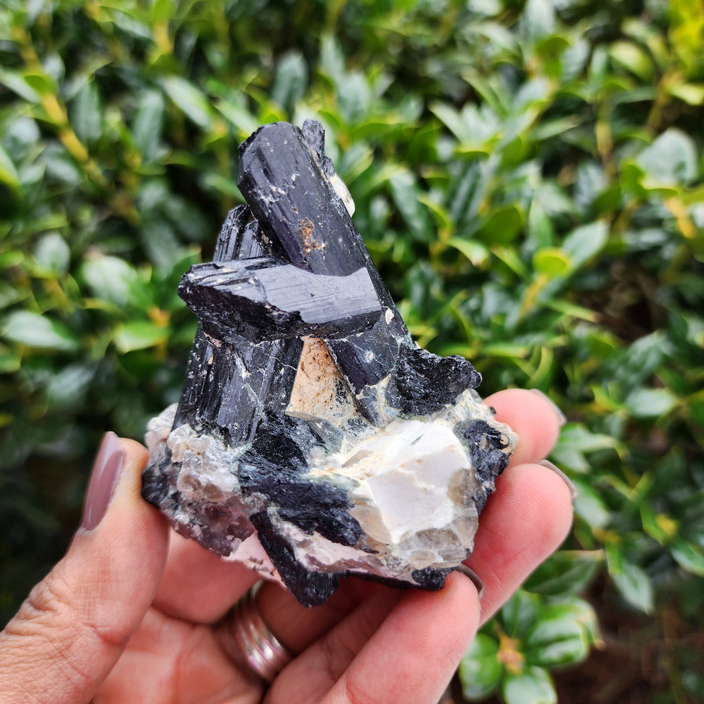 Black Tourmaline with Mica - Momentum Feng Shui