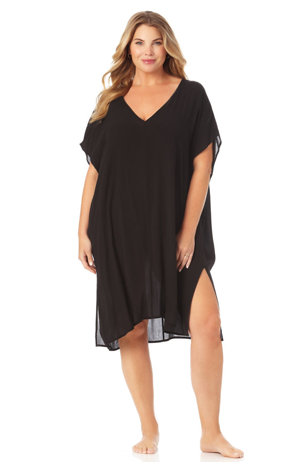 Plus Size Terry Cloth Robe Swimsuit Cover Up - Anne Cole Plus