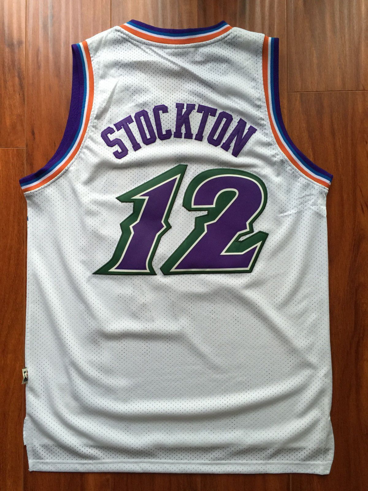 john stockton jersey white