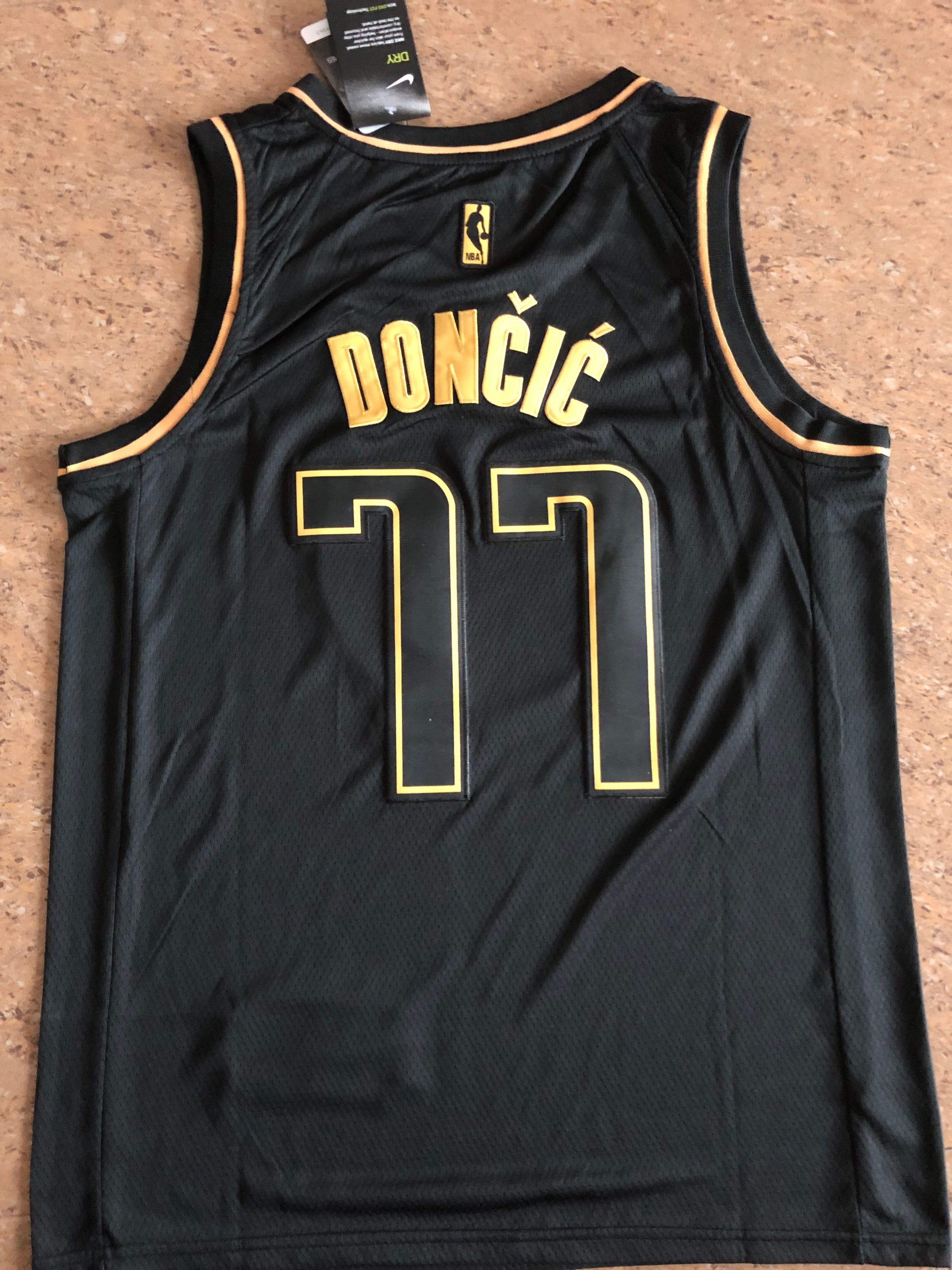 luka doncic black jersey