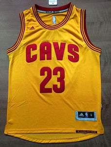 black and yellow cavs jersey