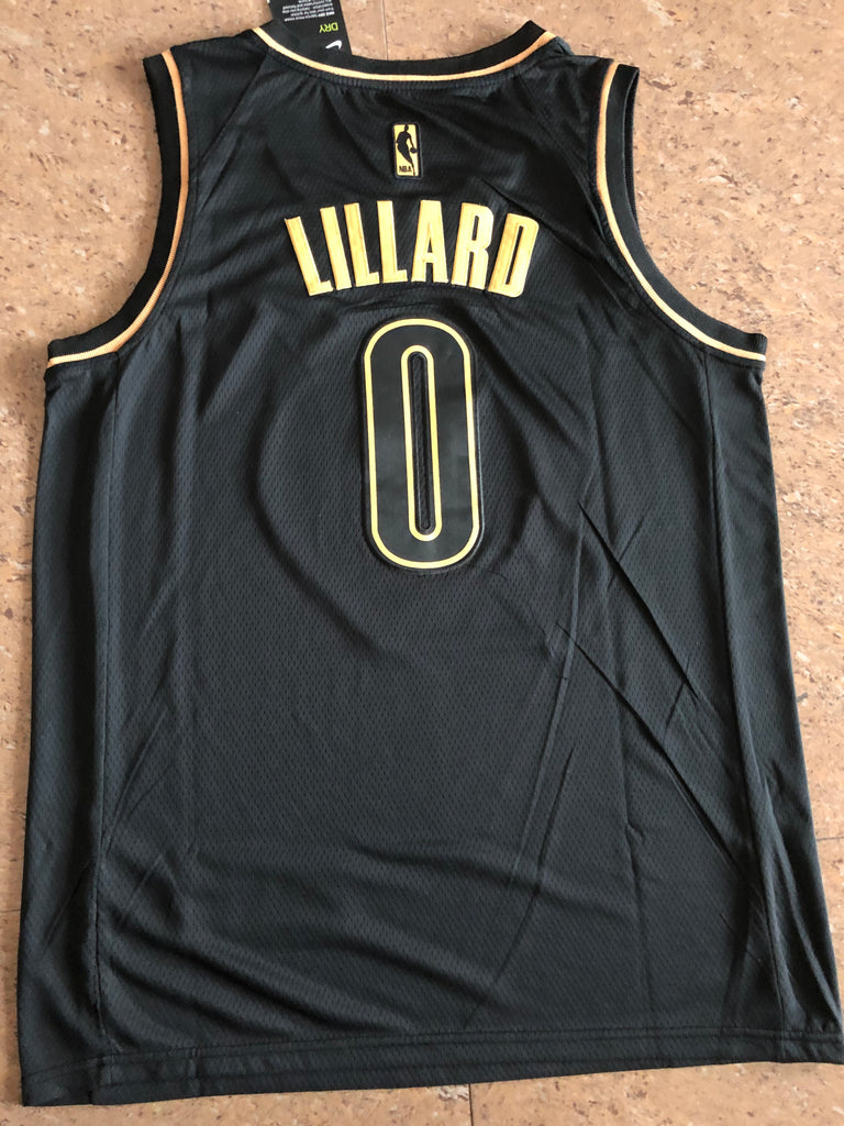 damian lillard jersey black