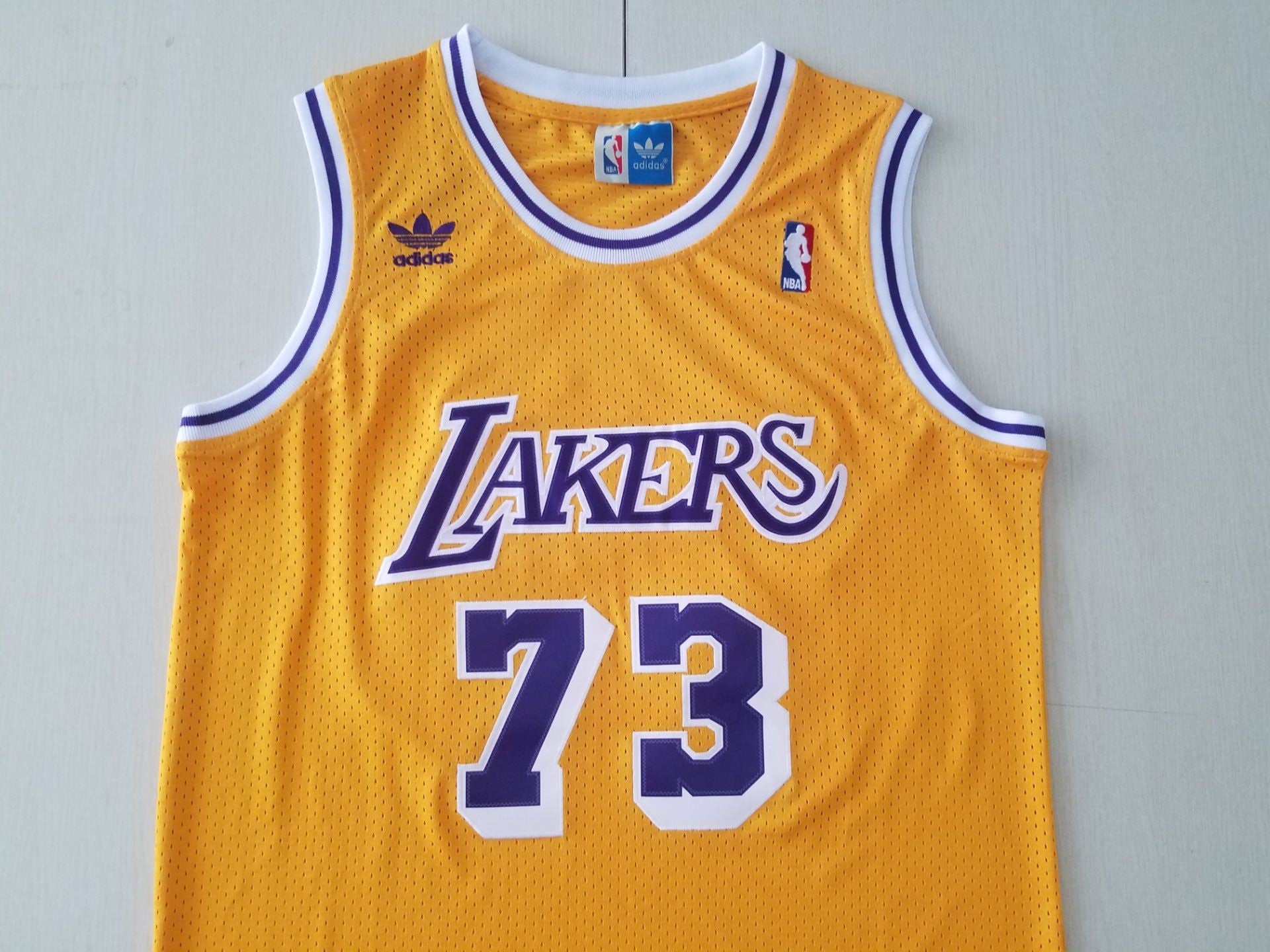 dennis rodman lakers shirt