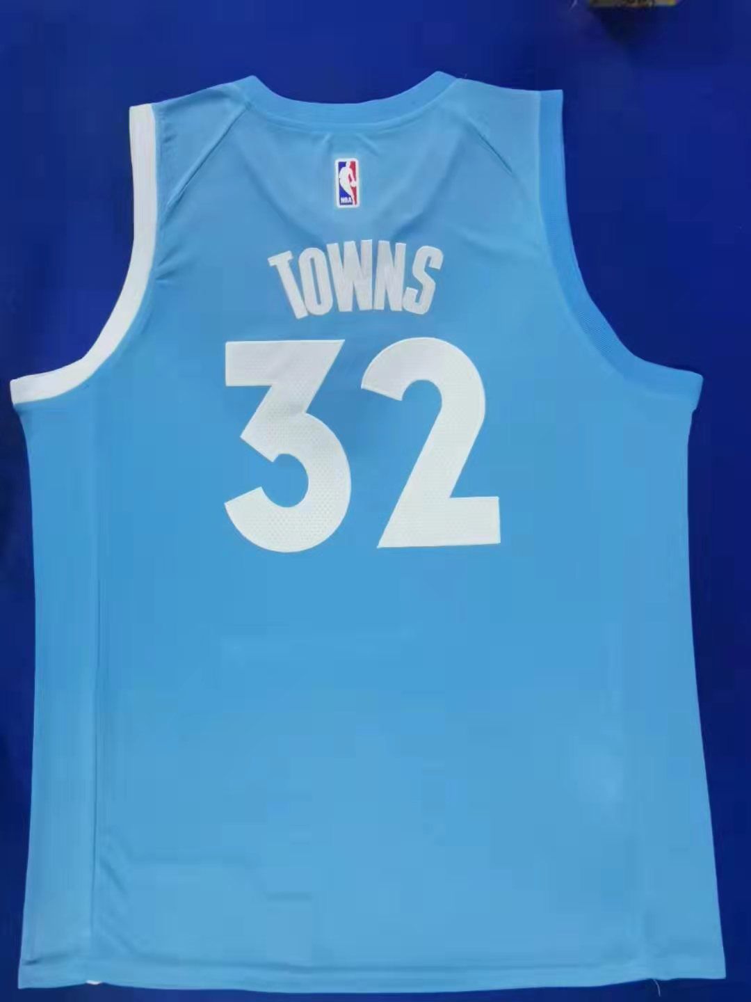 timberwolves light blue jersey