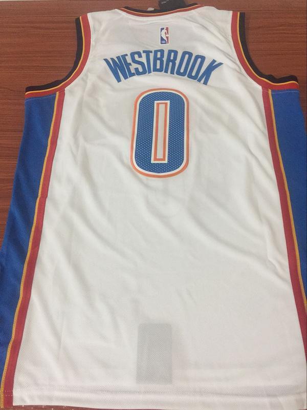 okc thunder westbrook jersey