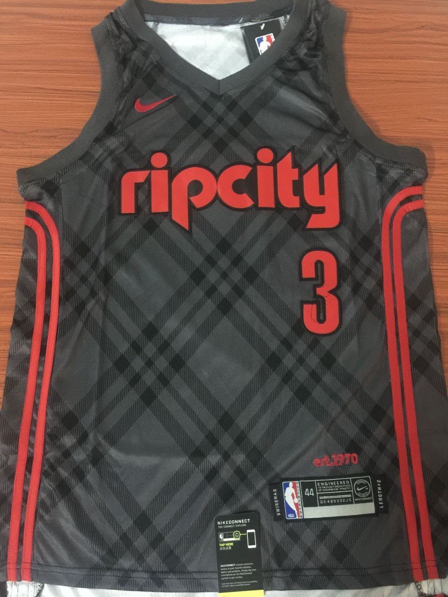 rip city black jersey