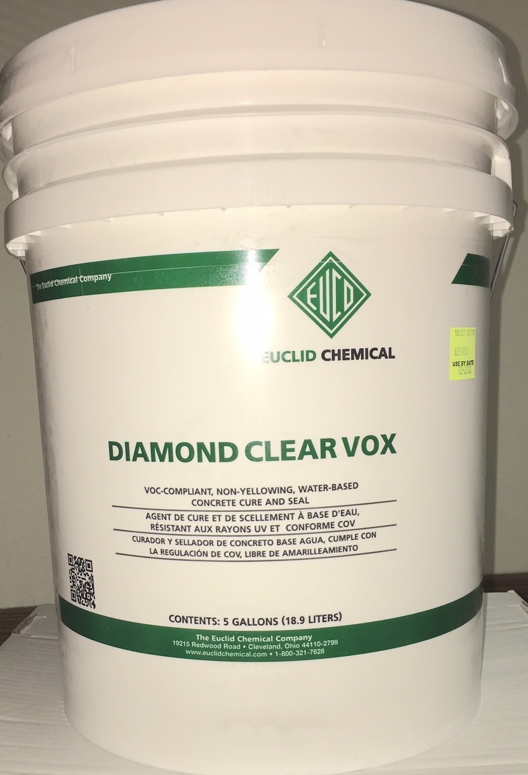 Euclid Diamond Clear Vox 5 Gal Water Based Concrete Cure And Seal Dm Rentals And Sales 