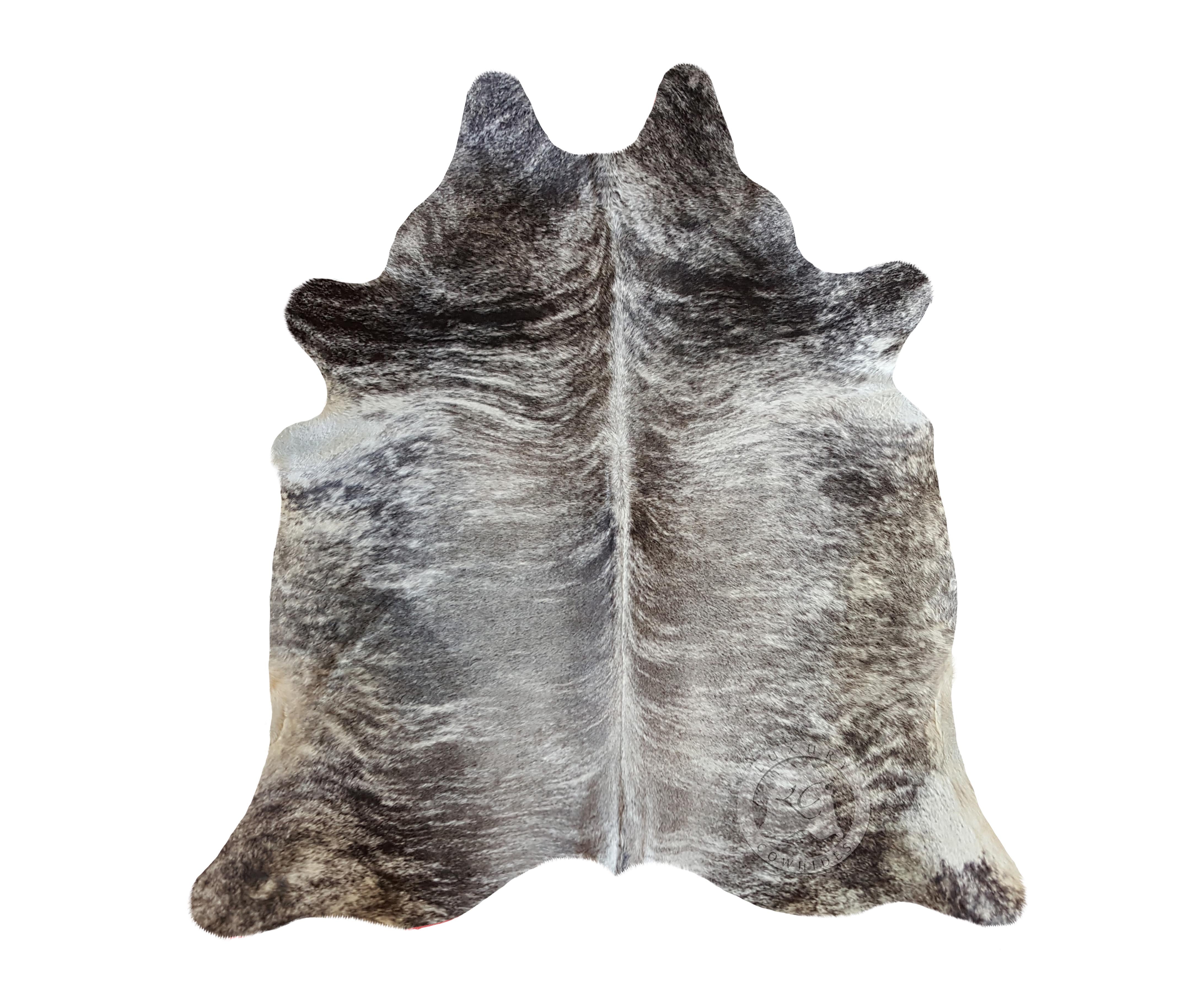 Grey Brindle Cowhide Rug Luxury Cowhides