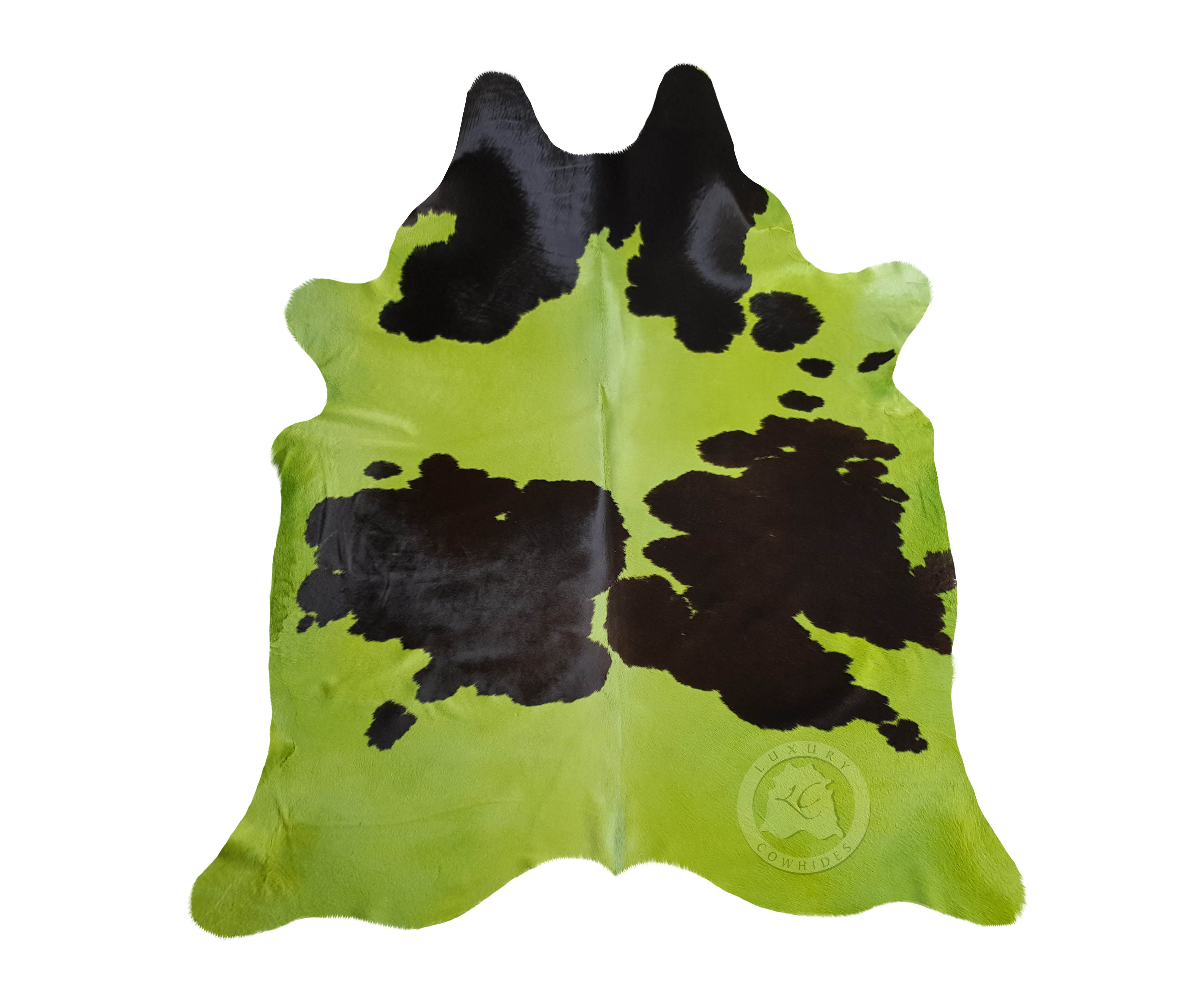 Green And Black Cowhide Rug Luxury Cowhides