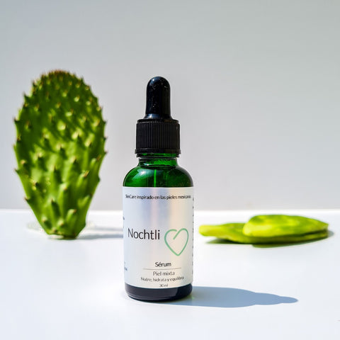 serum hecho con nopal Nopalmilta