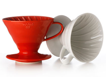 Hario Coffee Dripper Ceramic V60 Red Whale Coffee Ethically Grown Quality Coffee