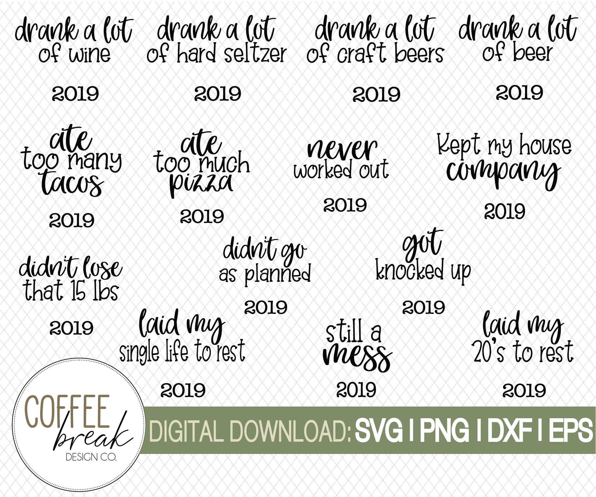 Download Funny Christmas Ornament Svg Bundle Christmas Svg Instant Download Coffee Break Design Co