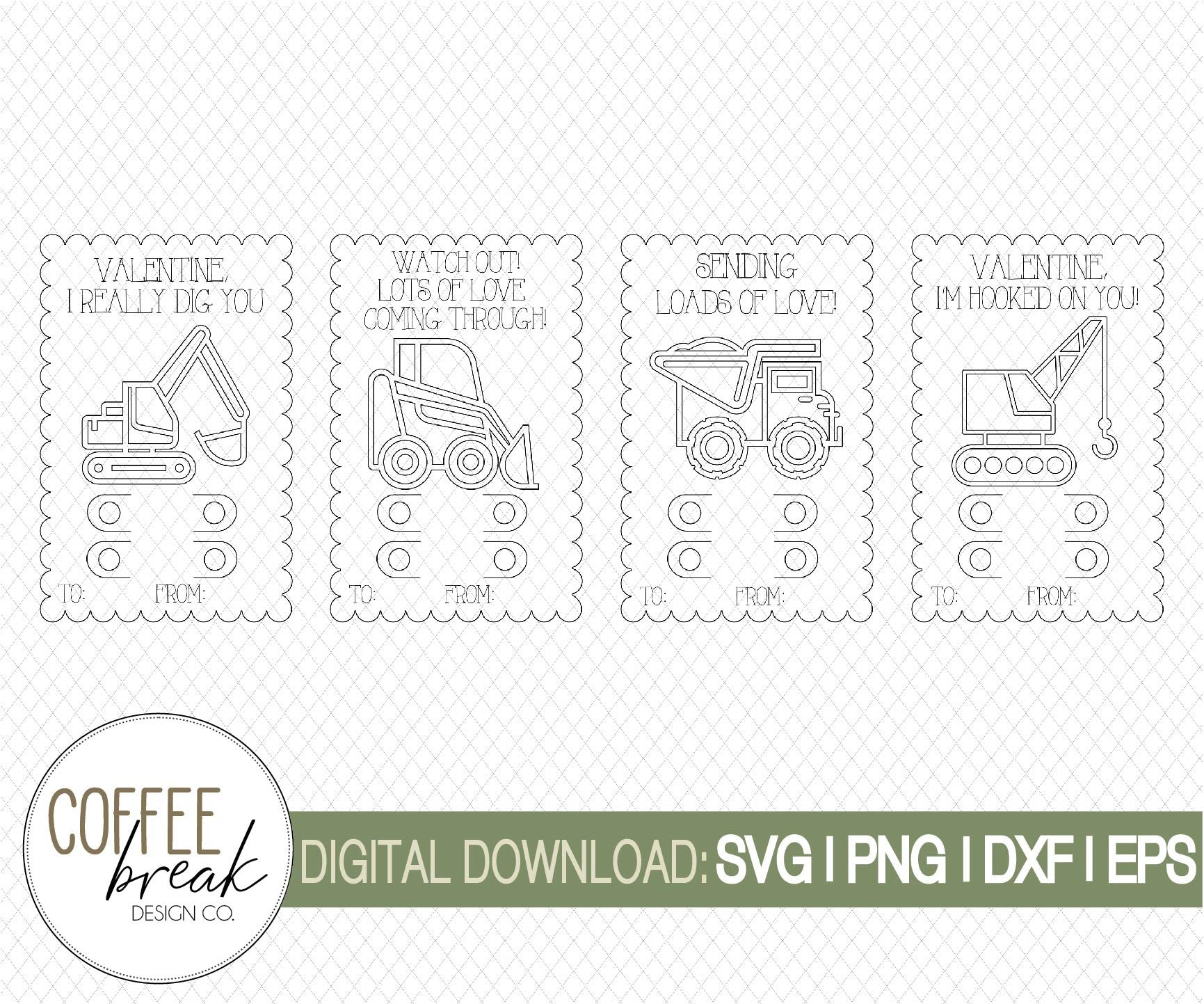 Download Valentines Day Svg Valentine Color Card Bundle Construction Vehicl Coffee Break Design Co