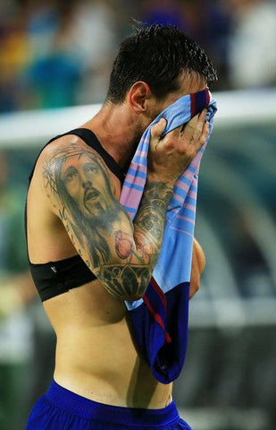 Lionel Messi Tattoos and Their Hidden Meanings  EXPLAINED