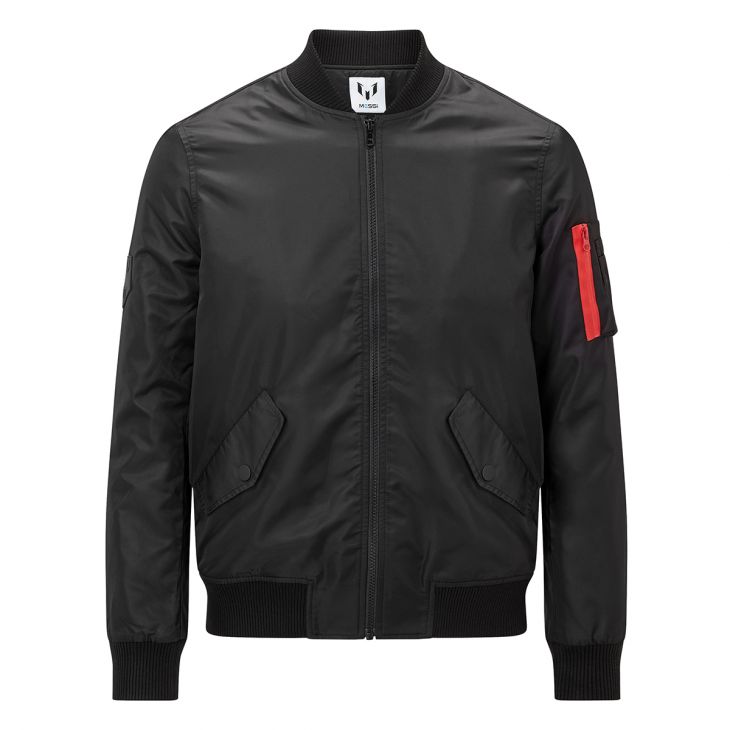 Messi Reversible Bomber Jacket - Black 