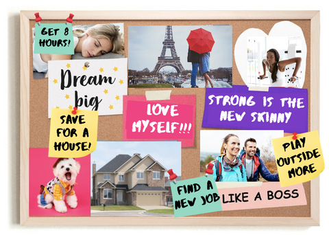 Go Love Yourself - Vision Board - Self Coaching Tool