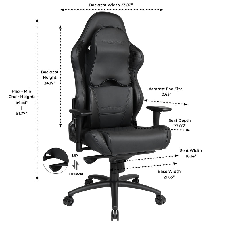 anda seat dark wizard premium gaming chair