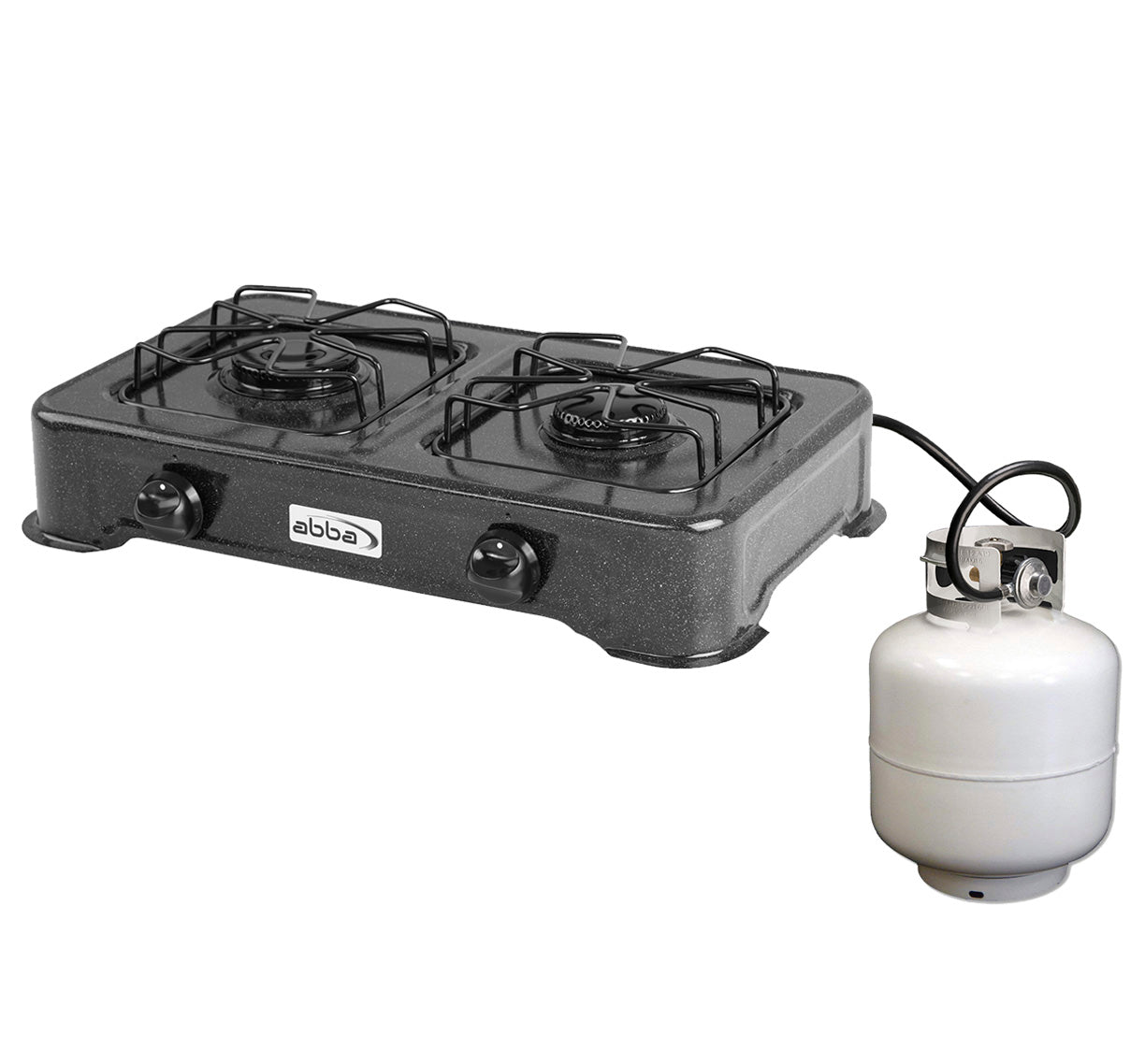 two burner propane stove top