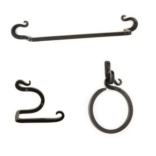 wrought iron bathroom decor