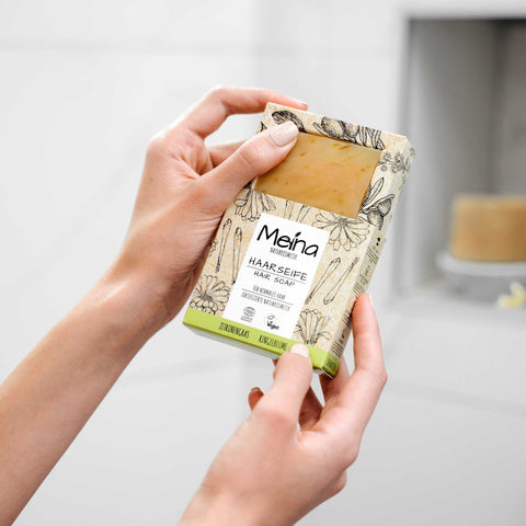 Organic hair soap Meina