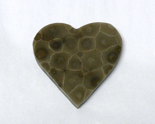 Petoskey Stone Heart Magnet