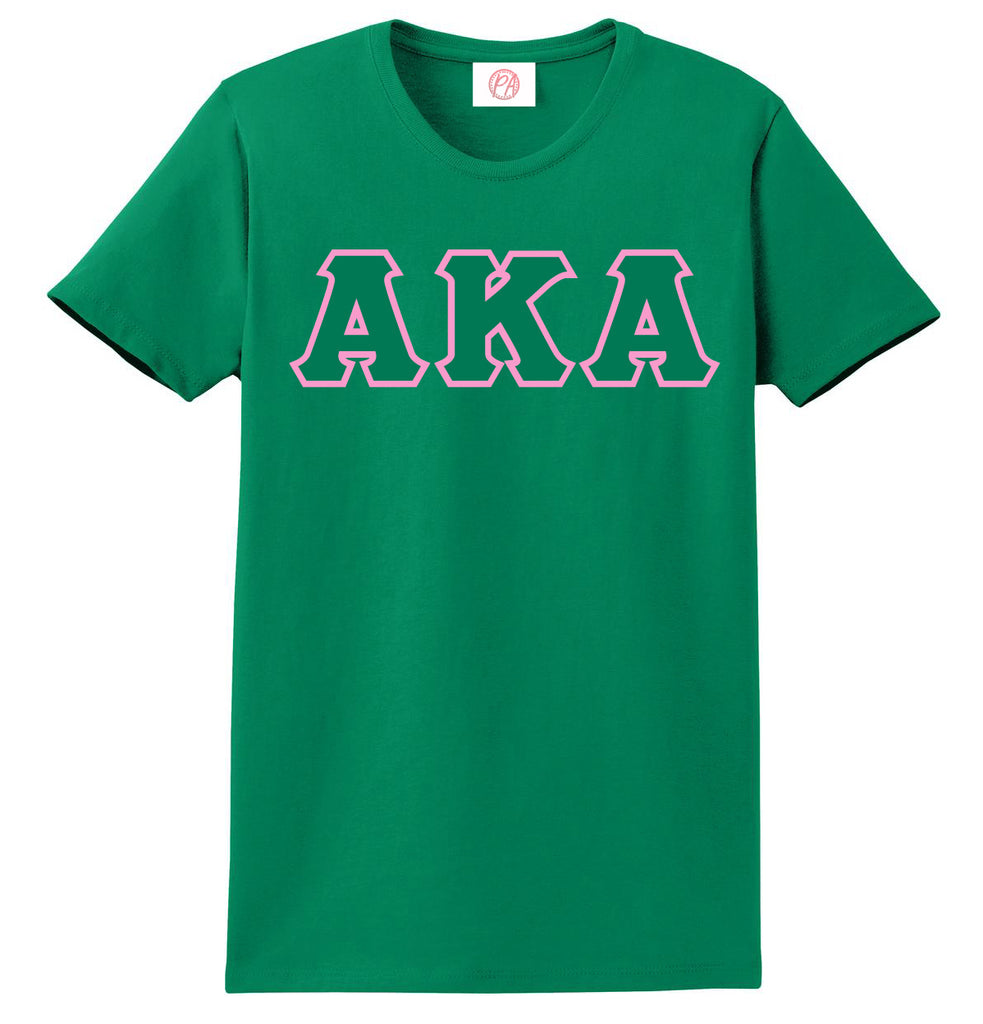 AKA Greek Lettered T-Shirt - Alpha Alpha – Perfect Apparel