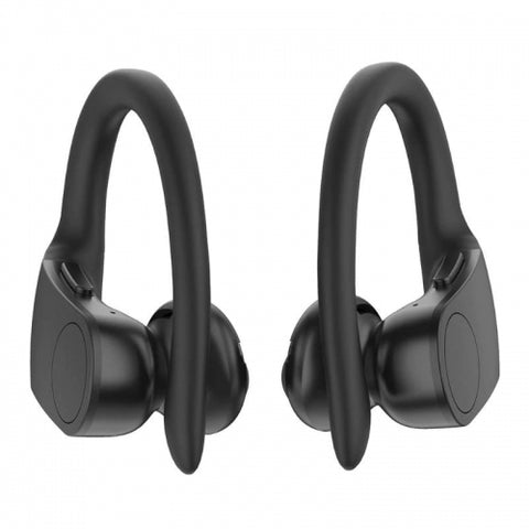 true wireless headphones with ear hook