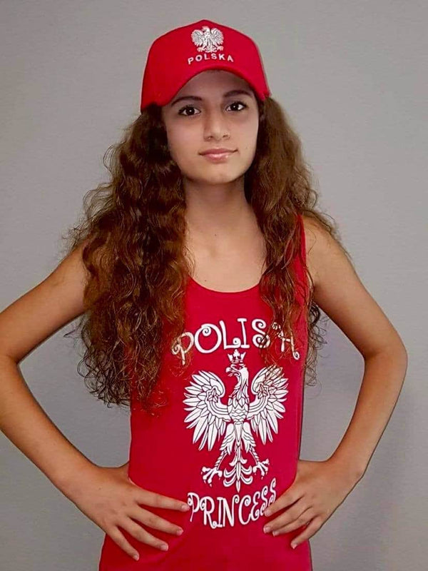 Polish T-Shirt, Polish Girls Rock, Ladies V-Neck, Blue or Red