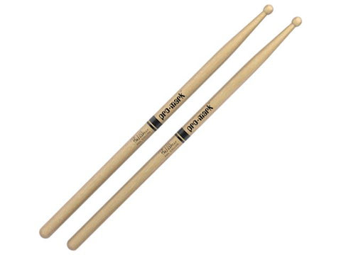 Fat-Grip Stick Stuff Sticks, 5B handle/7A shaft, Hickory, wood-tip (Acorn)