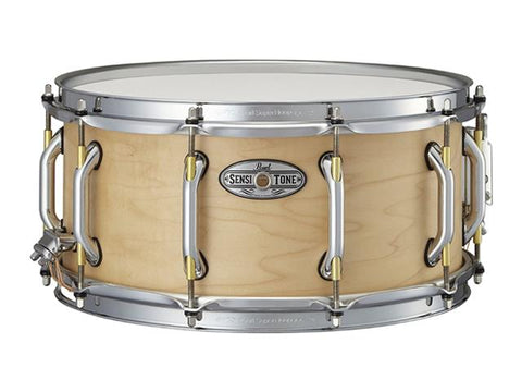 Pearl 14x6.5 Beaded Sensitone Premium Snare Drum Brass > Drums & Percussion