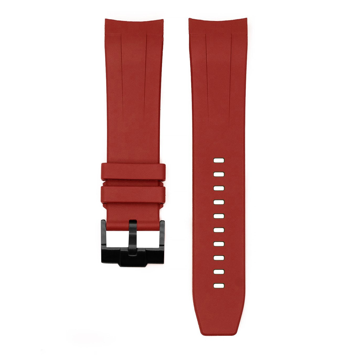 FKM RUBBER (CLASSIC) - FOR SEIKO SKX / SRPD - (RED, STEALTH HARDWARE) -  Monstraps