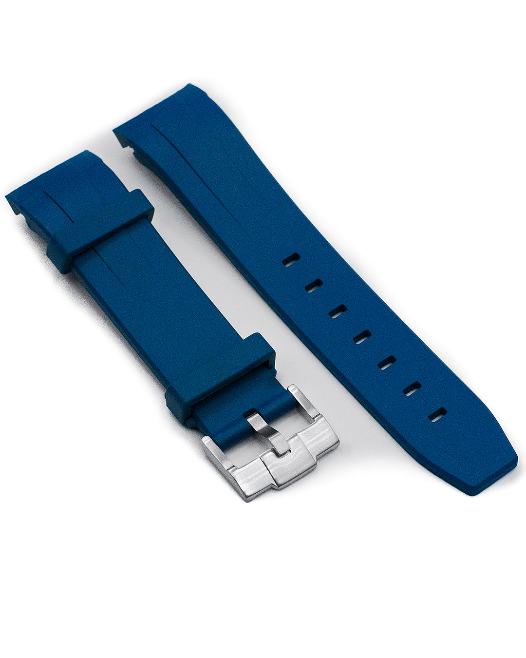 FKM RUBBER (CLASSIC) - FOR SEIKO SKX / SRPD / SSK - (BLUE, STEEL HARDW -  Monstraps