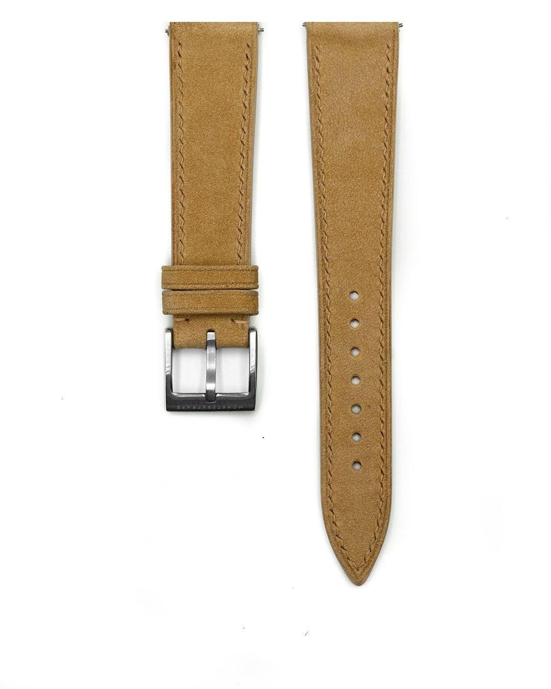 Saffiano Leather Strap (Brown) - Monstraps