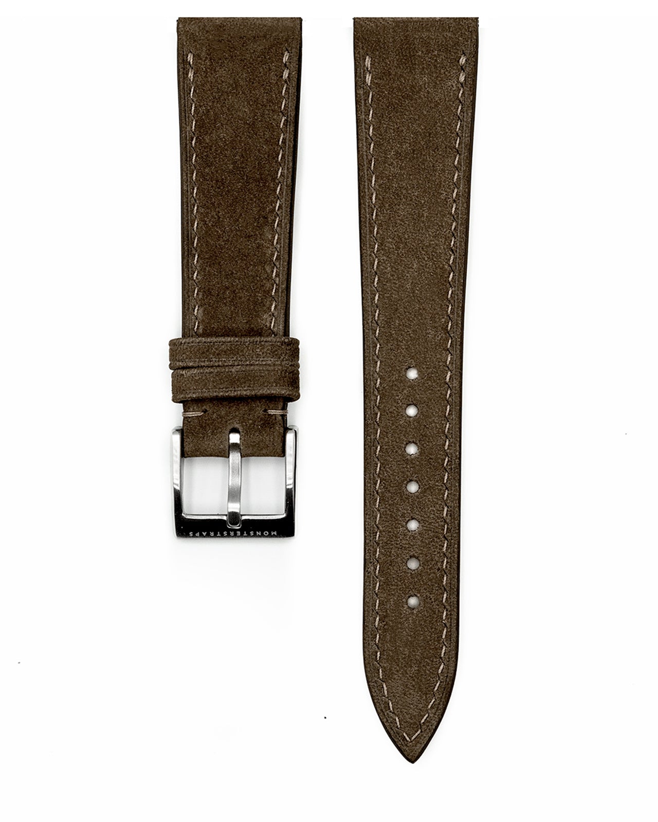 Suede Leather Strap (Cedar Brown) - Monstraps