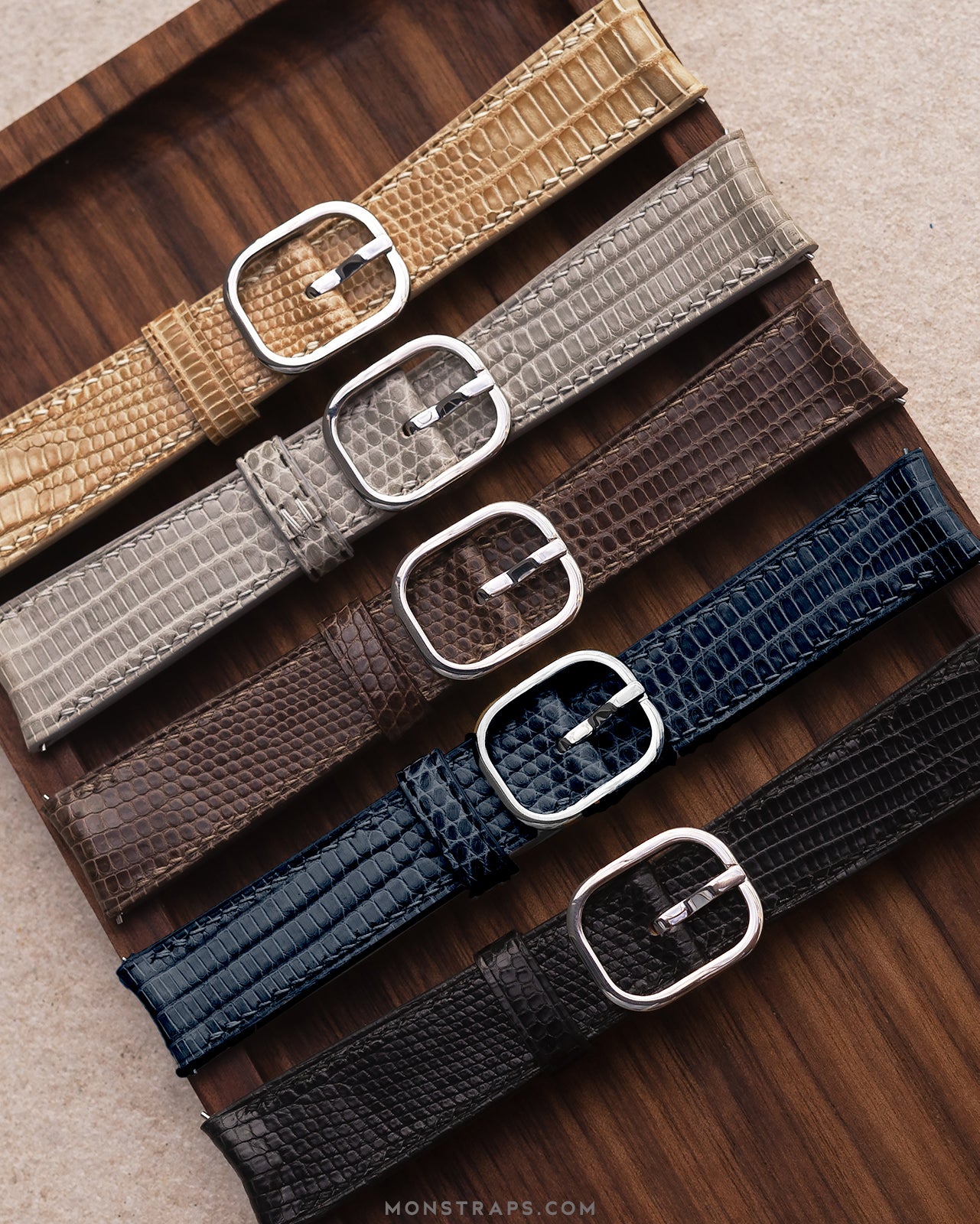 Swift Leather Strap (Graphite) - Monstraps