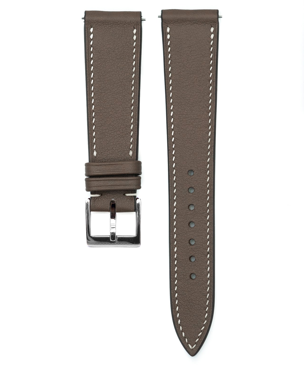 Alligator Leather Strap (Navy Blue, Semi-matte) - Monstraps