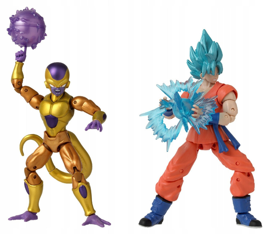 Bandai Dragon Stars Series - Golden Freiza vs. Super Saiyan Blue Goku ...