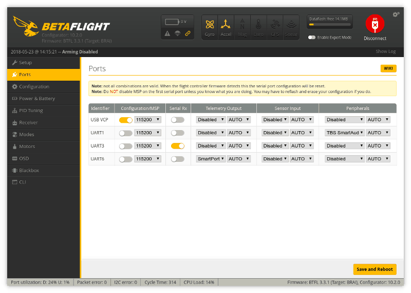 yaw pterm betaflight